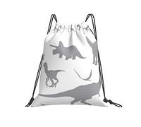 Gym Cordon Sac À Dos 36x42cm, Dinosaures Filles Pliable Sac À Cordon De Sport, pour La Maternelle, La Plage, École, Hommes