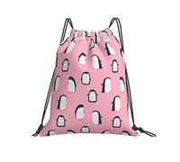 Gym Cordon Sac À Dos 36x42cm, Manchot Garçons Portable Sac De Yoga À Cordelette, pour Le Sport, Hommes, Yoga, Femmes