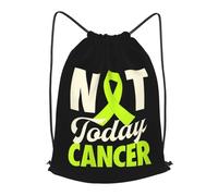 Gym Cordon Sac À Dos Pas Aujourd'hui - Lymphome - Ruban Vert Citron Étanche Réglable Sac De Piscine, pour Natation, Femmes, Hommes, 36x42cm