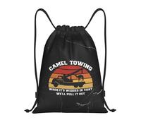 Gym Cordon Sac À Dos Remorquage De Chameau : Quand Il Est Bien Coincé, on Le Dégagera Portable Pliable Sac À Dos, pour Hommes, Femmes, Anniversaire, 36x42cm