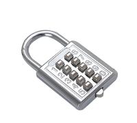 Gym Crémotage Avec Code - Du Bouton, Cadenas De Code Sécurisé | Numérique À 10 Chiffres Sans Clé Pour Les Vestiaires, Clôture, Sac De Voyage, Armoires De Gym, Boîte De Rangem