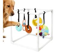 Gym de Jeu pour Chiot - Avec 5 Jouets et Centre d'Activité Interactif | Jouets d'Enrichissement pour Chiot,Pour Le Calme, L'Entraînement, La Dentition, La Maison, Le Sol, L'Ennui Et Pour Le Stress