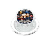 Gym de Motivation Amusant pour Chat - Encore Aujourd'hui Plus Fort Demain PopSockets PopGrip pour MagSafe