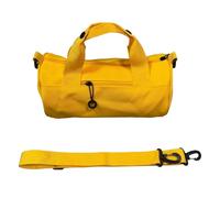 Gym Duffel Bag, Barrel Shape Workout Carrier, 11.02x5.91 inches Adjustable Shoulder Strap & Waterproof Material, Large Capacity Storage for Hiking Yoga Dance Swimming School