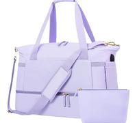 Gym Duffel Bag - Large Sport Gym Bag | Gym Yoga Bag | Grand voyage Duffel Bag | Fitness Duffel Bag | Gym Duffel Bag | Léger Small Travel Duffle Bag For Sports, Men, & Gym, aubergine, Fare riferimento