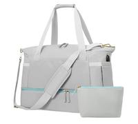 Gym Duffel Bag - Large Sport Gym Bag | Gym Yoga Bag | Grand voyage Duffel Bag | Fitness Duffel Bag | Gym Duffel Bag | Léger Small Travel Duffle Bag For Sports, Men, & Gym, Gris, Fare riferimento alla