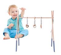 gym en bois | Jouet jeu pliable avec cadre en bois pour nouveau-nés,Accessoires d'exercice pour nouveau-nés, pour centre d'éducation la petite enfance, salle crèche, chambre