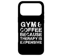 Gym et café Parce Que la thérapie coûte Cher Coque pour iPhone 17 Pro Max