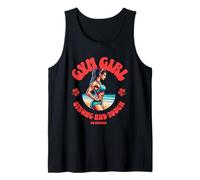 Gym Girl Strong and Tough Fitness Motivation Design Débardeur