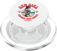 Gym Girl Strong and Tough Fitness Motivation Design PopSockets PopGrip pour MagSafe