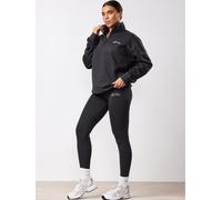 Gym King Gym King Black Script Mindset 1/4 Zip Funnel Jumper