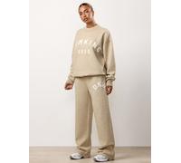 Gym King Gym King Brown Restore Knit Straight Leg Joggers