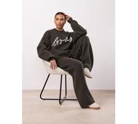 Gym King Gym King Warm Khaki Rib Knit Trousers