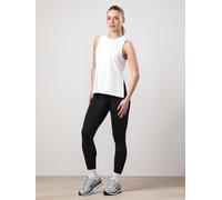 Gym King Gym King White Victory Performance Split Hem Tank