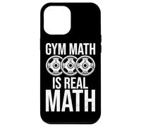 Gym Math is Real Math Haltérophilie Poids Musculation Coque pour iPhone 12 Pro Max