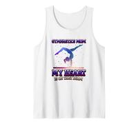 Gym Mom Heart on That Beam Gymnaste Mother Débardeur