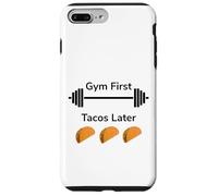 Gym Now Tacos Later - Fitness drôle et Gourmand Coque pour iPhone 7 Plus/8 Plus