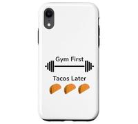 Gym Now Tacos Later - Fitness drôle et Gourmand Coque pour iPhone XR