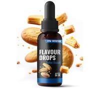 Gym Nutrition - Flavour Drops - Sans sucre - 50 ml - Avec pipette doseuse - Arôme alimentaire - Flavor Drops - Sans sucre - Pour caillé écrémé, porridge, etc. - Saveur Biscuits au beurre