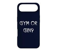 Gym ou gin ? Entraînement de Fitness Amusant et Jeu de Mots sur la consommation d'alcool Coque pour iPhone Air
