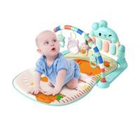 Gym Play Mat, Activity Gym | Jouet de tapis d'activité pour bébé - Jouet musical sensoriel éducatif avec un tapis rampant léger pour les filles de voyage pour garçons de voyage