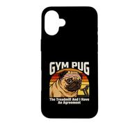 Gym Pug The Treadmill et J'Ai Un Accord Coque pour iPhone 16 Plus