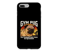 Gym Pug The Treadmill et J'Ai Un Accord Coque pour iPhone 7 Plus/8 Plus