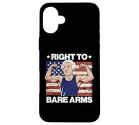 Gym Right to Bare Arms Washington US Flag Workout Homme Femme Coque pour iPhone 16 Plus