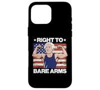 Gym Right to Bare Arms Washington US Flag Workout Homme Femme Coque pour iPhone 16 Pro Max