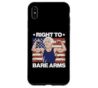 Gym Right to Bare Arms Washington US Flag Workout Homme Femme Coque pour iPhone XS Max