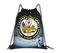 Gym Sack Vétéran De L'Opération Tempête du Désert Sacs À Cordon Pliable Sacs Piscine Imperméable Sac De Sport pour Piscine Voyage Camping M