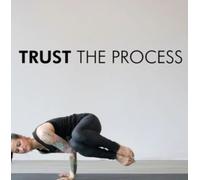 Gym Trust The Process Yoga Sticker Mural Citation Inspirante Fitness Workout Crossfit Sticker Bureau Classe Vinyle Decor56cmwidex5cmhigh