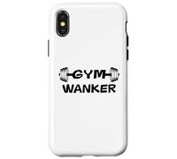 Gym Wanker Men Certified Personal Trainer Funny Gym Workout Coque pour iPhone X/XS