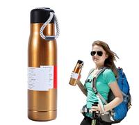 Gym Water Bottle, Stainless Steel Mug, Thermal Water Bottle, Large Capacity Bottle, Sports Water Bottle, Portable Water Bottle, Drinking Cup with Rope, Stainless Steel Bottle, Thermal Sports Bottle, C