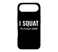 Gym Workout I Squat See Back for Details This is Why I Squat Coque pour iPhone Air