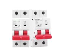 GYM10 Mini disjoncteur 1P 2P courbe C 6A-63A Rail DIN MCB 6kA AC230V 400V 50/60Hz commutateur de circuit boîte distribution électrique miniature(10A)