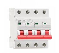 GYM8 - Mini disjoncteur à 4 pôles, 6A-63A, Rail Din MCB avec indicateur marche/arrêt, 1 pièce Interrupteur automatique (Color : 40a, Size : 4 Pole C Curve)