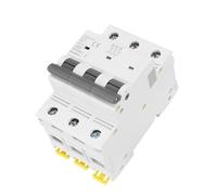 GYM9-125 MCB 3P 80A 100A 125A AC C courbe disjoncteur miniature 3 pôles largeur 53.4mm 400V 6KA 1 pièces(100A)