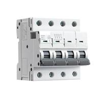 GYM9 4P 6KA Breaking Capacity MCB Din Rail Circuit Breaker 6A-63A AC Type NWPNLXEA(10A)