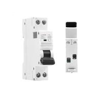 GYM9N 1P+N MCB 6A 10A 16A 20A 25A 32A 40A 220V AC Disjoncteur 6KA Courbe C Courbe B(C Curve,6A)