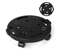 GYMAX Chariot de Déménagement Transport Rond φ30cm, 4 roulettes Universelles Verrouillables, Capacité 170 KG, Plateau Combinaisonable, pour Domicile, Garage, Atelier