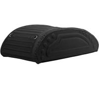 GYMAX Coffre de Toit pour Voiture, Grand Espace de Rangement 400L, Surface Imperméable, Poignées & Sangles, pour Transport de Bagages, pour Vans & SUV,