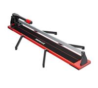 GYMAX Coupe-Carreaux Manuel 1200 MM, Coupe-Carrelage 48", Cadran et Angle Réglable 0°-60°, Molette de Coupe en Carbure de Tungstène, pour Céramique, Porcelaine