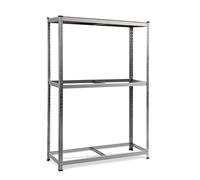 GYMAX Étagère de Pneus à 3 Niveaux, Charge Max 265kg par Niveau, Support de Pneus Réglable en Hauteur, Étagère de Garage en Métal pour 8 Pneus, Argenté
