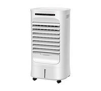 GYMAX Refroidisseur d'Air Mobile, Fonction 3 en 1, Refroidissement par Évaporation, Humidificateur, Ventilateur, Réservoir d'Eau 10 L, avec Télécommande, Minuteur & Oscillation