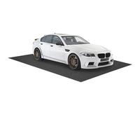 GYMAX Tapis de Sol pour Garage, Grand Tapis de Protection Rectangulaire avec Ruban Adhésif Double Face, Design Facile à Couper, 253X221CM, Convient pour Maison, Escaliers, Salle de Sport, Bureau