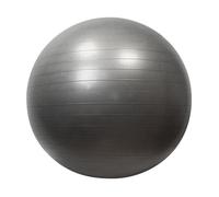 Gymball Sporti France 75cm - Gris Anthracite - Ballon de Gymnastique pour Renforcer Vos Muscles Stabilisateurs