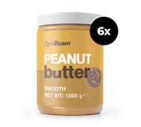 GymBeam Beurre de cacahuète 100% 6 x 1000 g doux