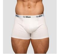 GymBeam Boxers Homme, Essentiels, 3 pièces, Blanc - . L