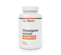 GymBeam Extrait de champignon (Agaricus) contenant 20 % de polysaccharides et 10 % de bêta-glucanes - . 90 caps